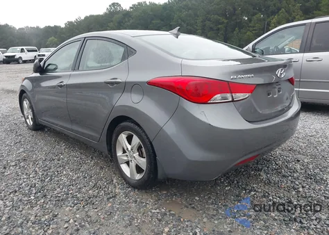 2011 Hyundai Elantra Gls from USA, damaged, VIN 5NPDH4AE6BH051164
